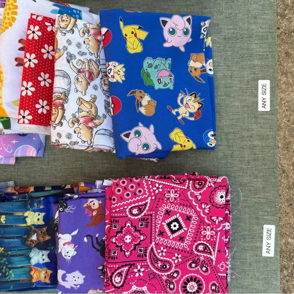 Colorful Cartoon and Patterned Dog Bandanas